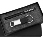 Pen and Keychain 2in1 Combo Gift Set - For Employee Joining Kit, Corporate, Client or Dealer Gifting, Promotional Freebie BG-JKSR111