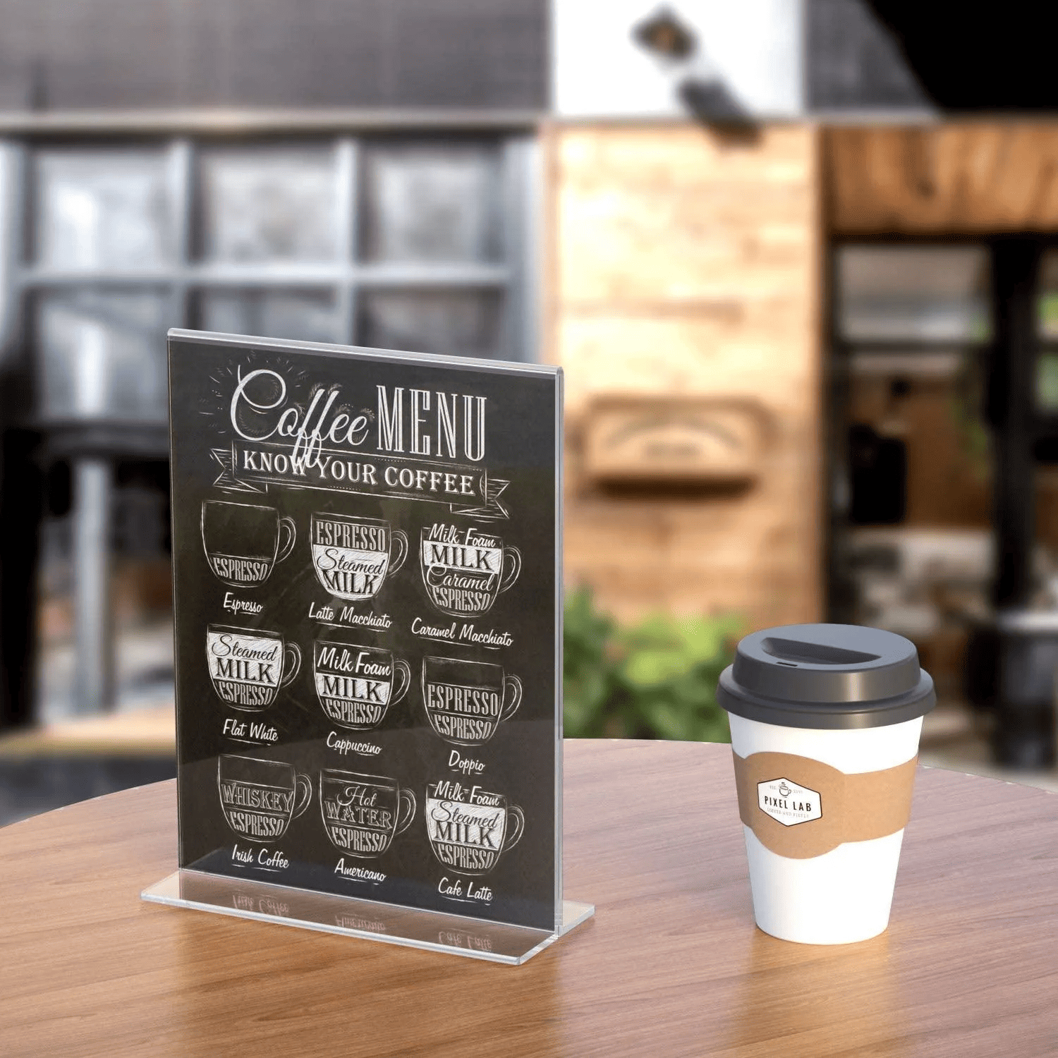 acrylic-menu-stand-manufacturer-indore